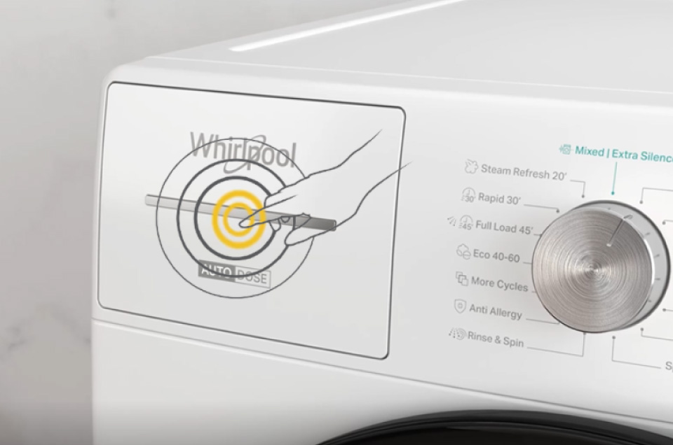 Pračka s předním plněním WHIRLPOOL W7XW845WBCS