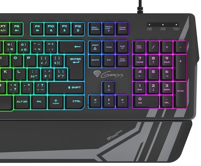 Klávesnice GENESIS RHOD 350 RGB CZSK