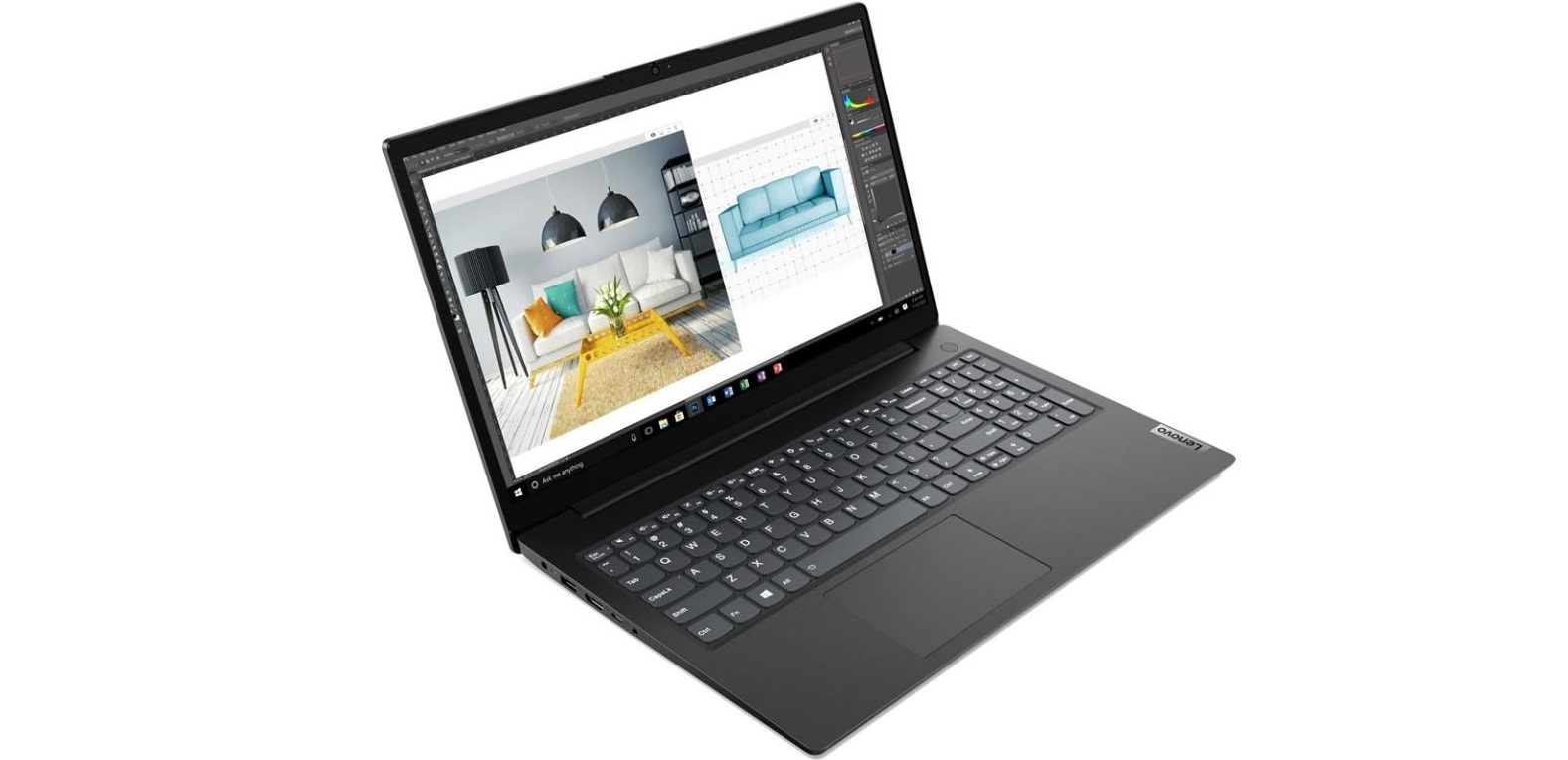 Notebook LENOVO V15 G2 ITL černý black