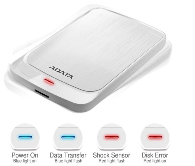 Přenosný pevný disk ADATA HV320 2TB černý black