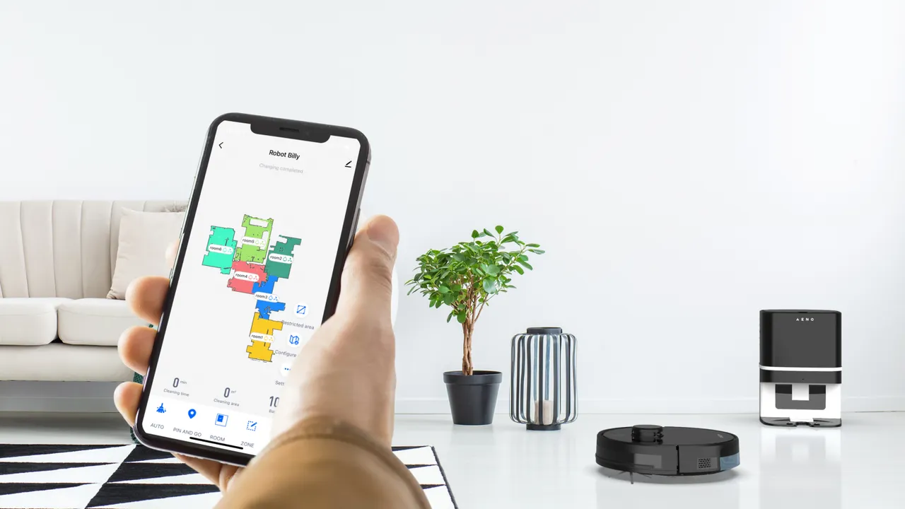 Robotický vysavač AENO RC1S černý black