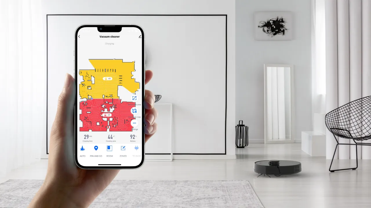 Robotický vysavač AENO RC3S černý black