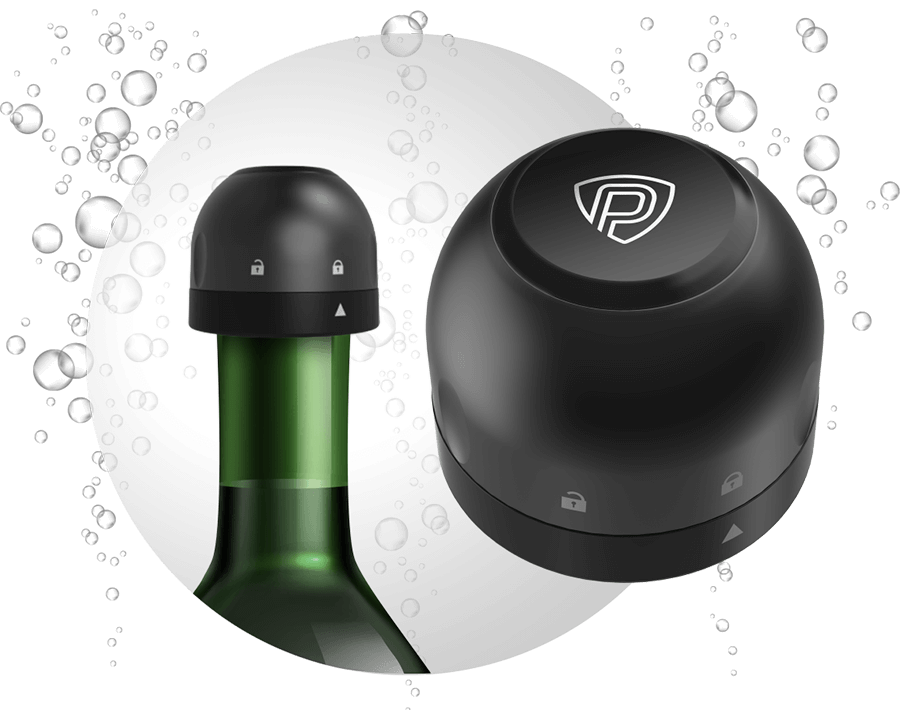  PRESTIGIO SET PRO UCHOVÁNÍ NEDOPITÝCH LÁHVÍ VÍNA