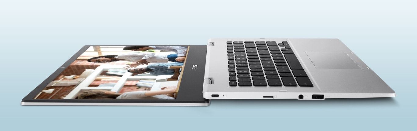 Asus Chromebook CX1CX1400N335014''''1366x7684GB64GB eMMCHDChromeGray2R