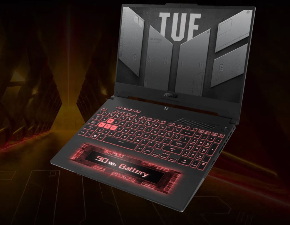 Asus TUF Gaming A15FA507R76800H156''''FHD16GB1TB SSDRTX 3070W11HGray2R