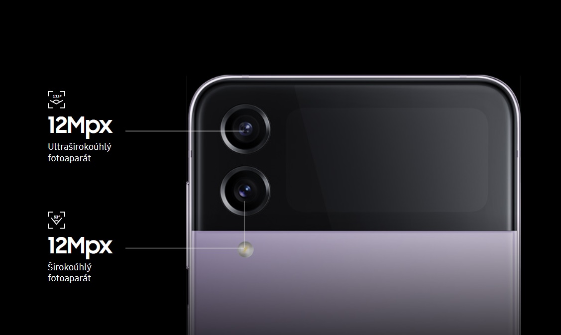 Mobilní telefon SAMSUNG Galaxy Z Flip 4 8GB128GB fialový purple