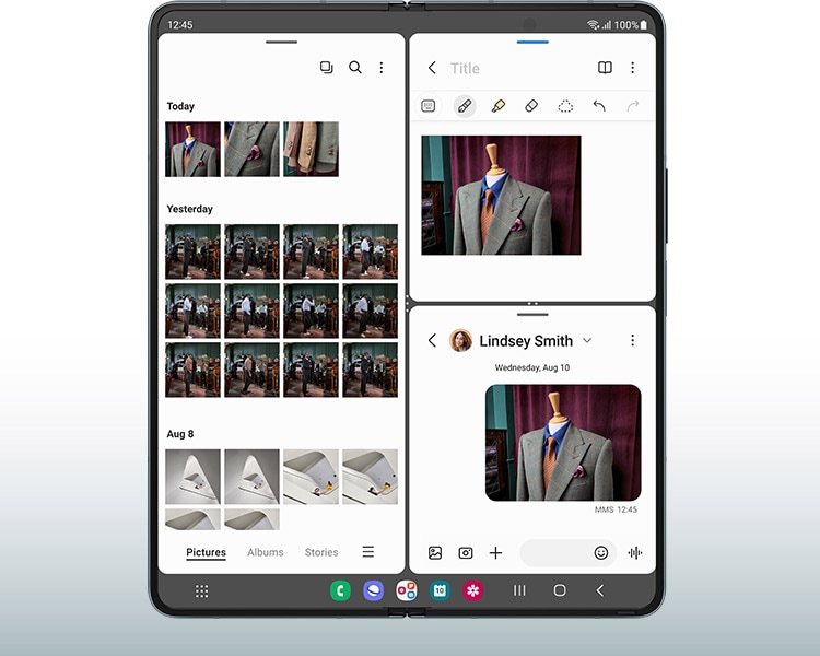 Mobilní telefon SAMSUNG Galaxy Z Fold 4 256GB černý black