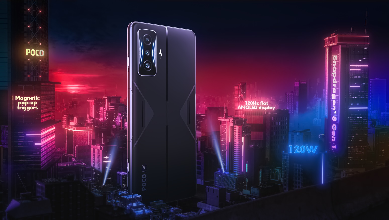 Mobilní telefon POCO F4 GT 12GB256GB černý black