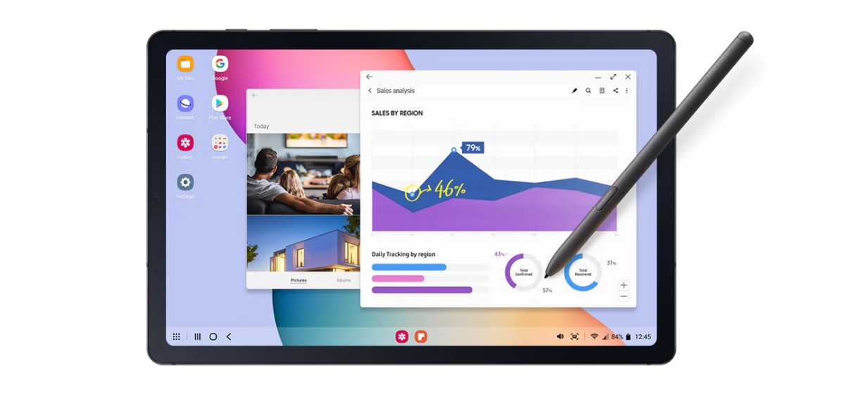 Tablet SAMSUNG GalaxyTab S6 Lite SMP619 LTE šedý gray
