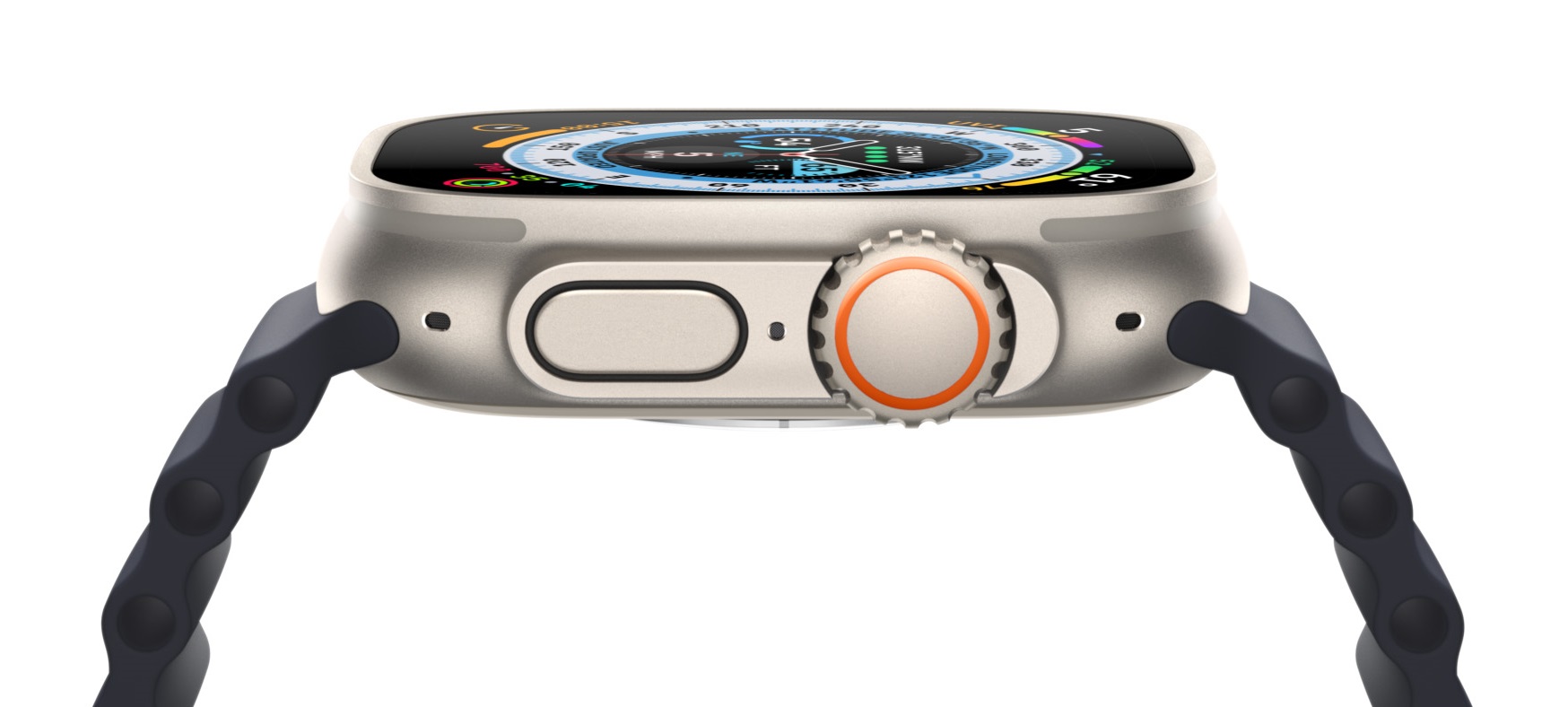 Chytré hodinky APPLE Watch Ultra GPS + Cellular 49mm Titanium Case with Green Alpine Loop  Large