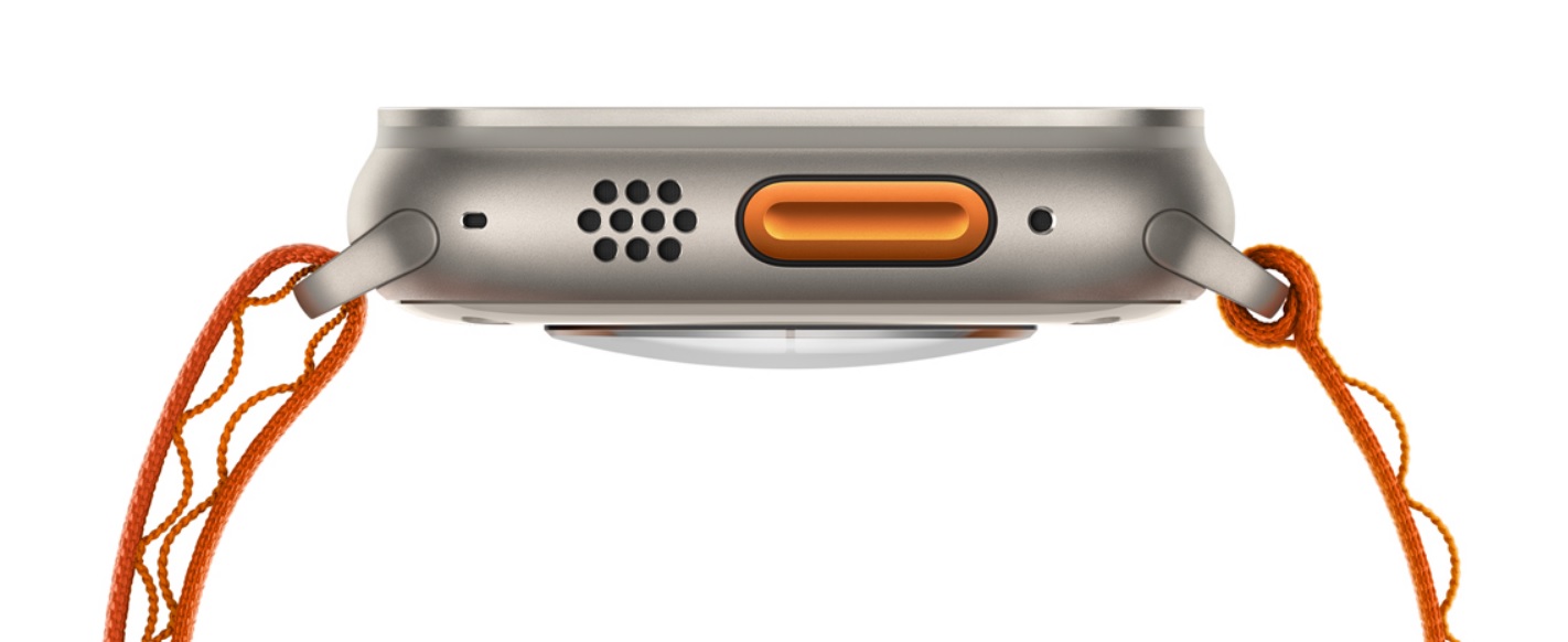 Chytré hodinky APPLE Watch Ultra GPS + Cellular 49mm Titanium Case with Green Alpine Loop  Large