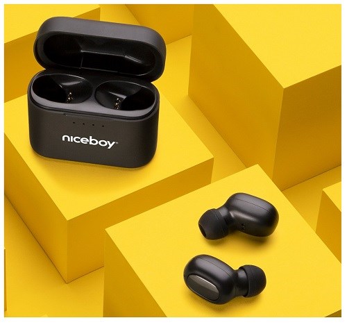 Bezdrátová sluchátka NICEBOY HIVE Podsie 3 Black