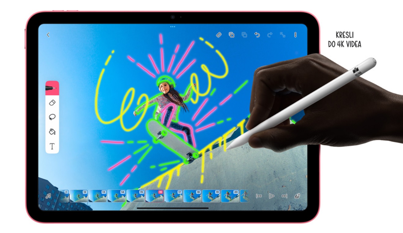 Tablet APPLE iPad 109'' WiFi růžový pink