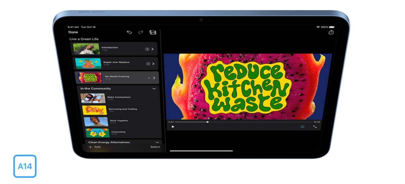 Tablet APPLE iPad 109'' WiFi modrý blue