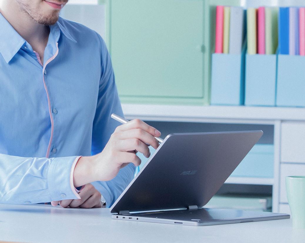 Notebook ASUS Vivobook Flip 14 TP401 stříbrný silver