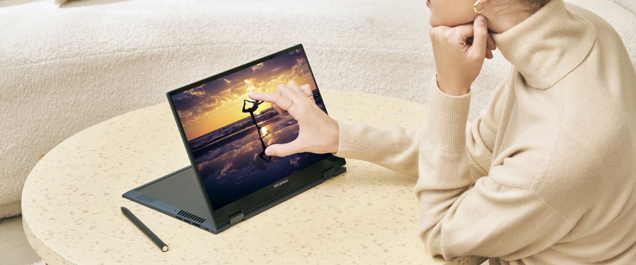 Notebook ASUS Zenbook S 13 Flip OLED modrý blue