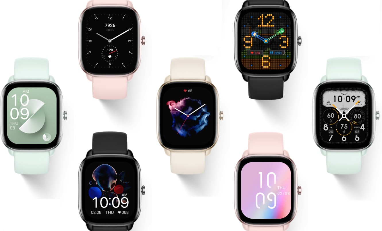 Chytré hodinky AMAZFIT GTS 4 Mini PinkSport BandPink