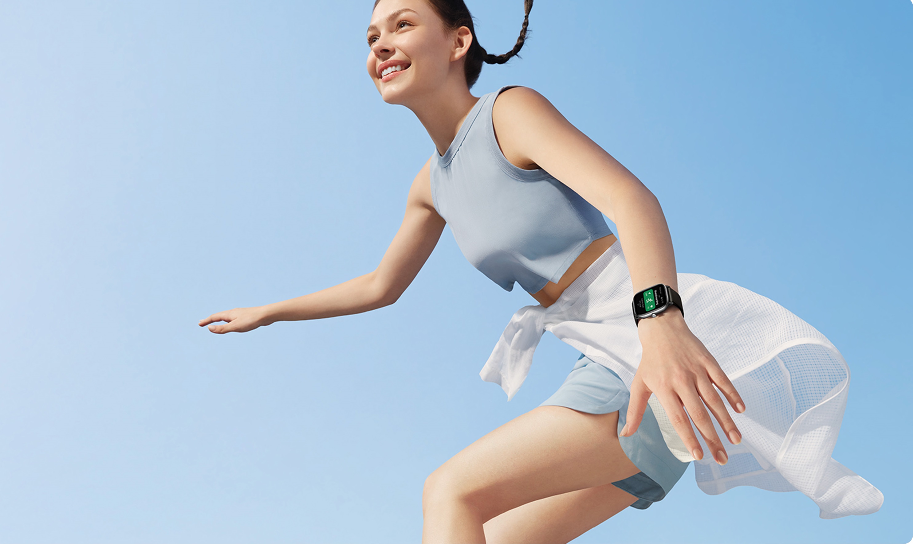 Chytré hodinky AMAZFIT GTS 4 Mini PinkSport BandPink