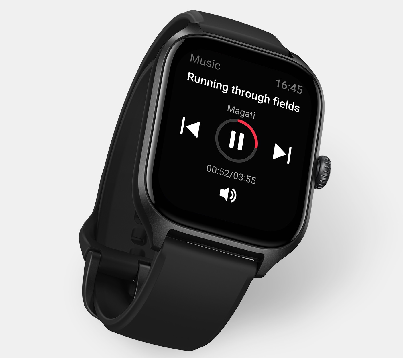 Chytré hodinky AMAZFIT GTS 4Rosebud PinkSport BandPink