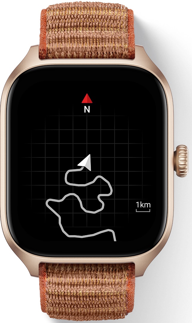 Chytré hodinky AMAZFIT GTS 4Rosebud PinkSport BandPink