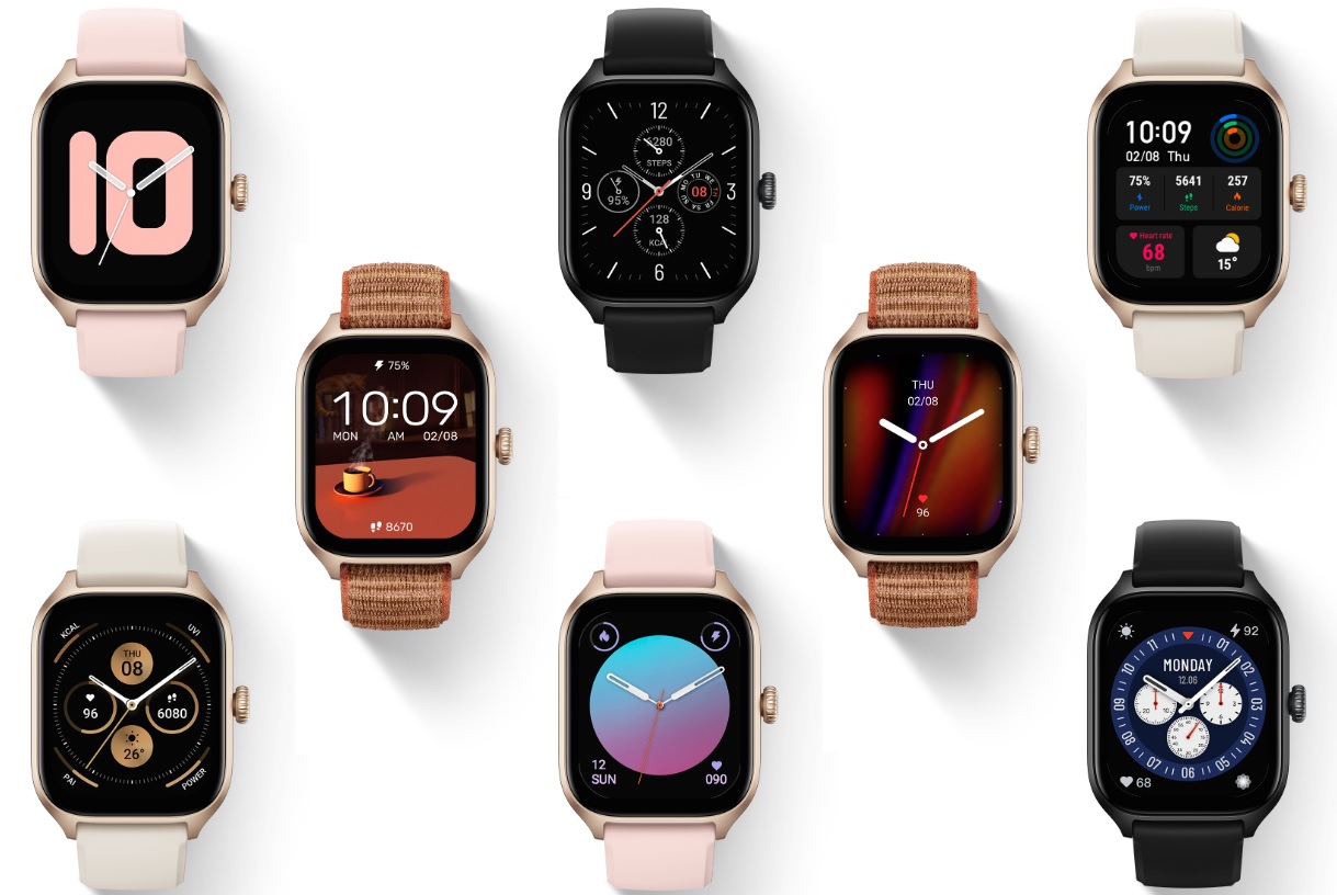 Chytré hodinky AMAZFIT GTS 4Rosebud PinkSport BandPink