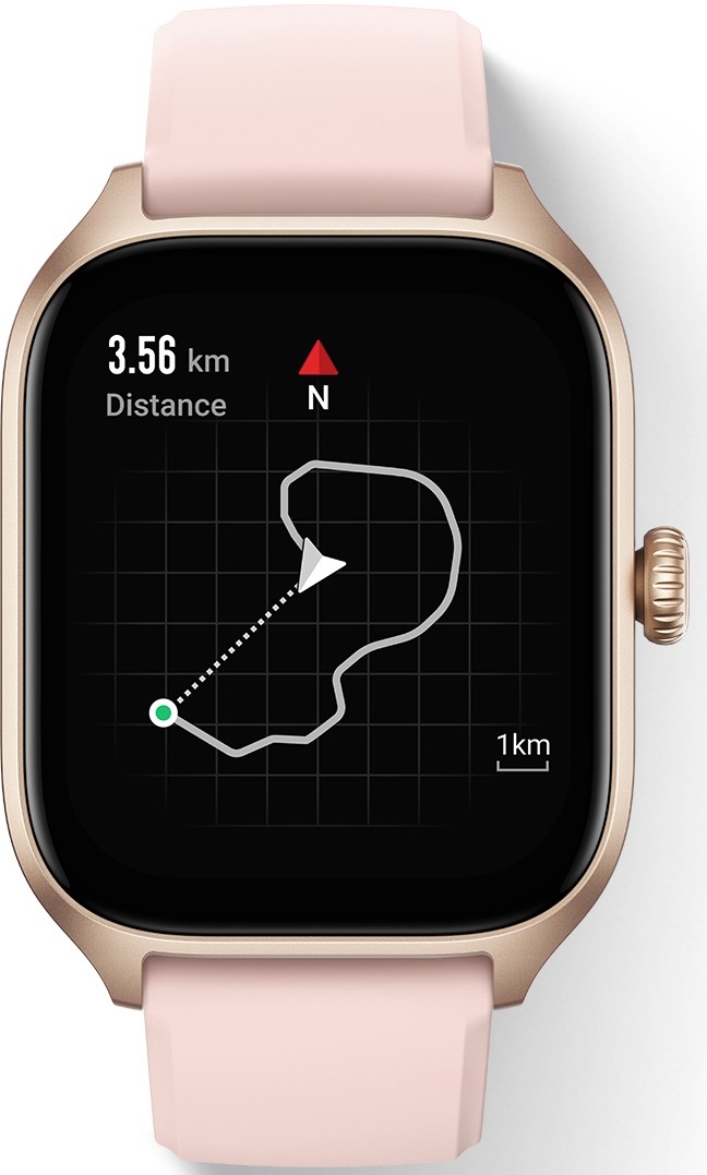 Chytré hodinky AMAZFIT GTS 4Autumn BrownSport BandBrown