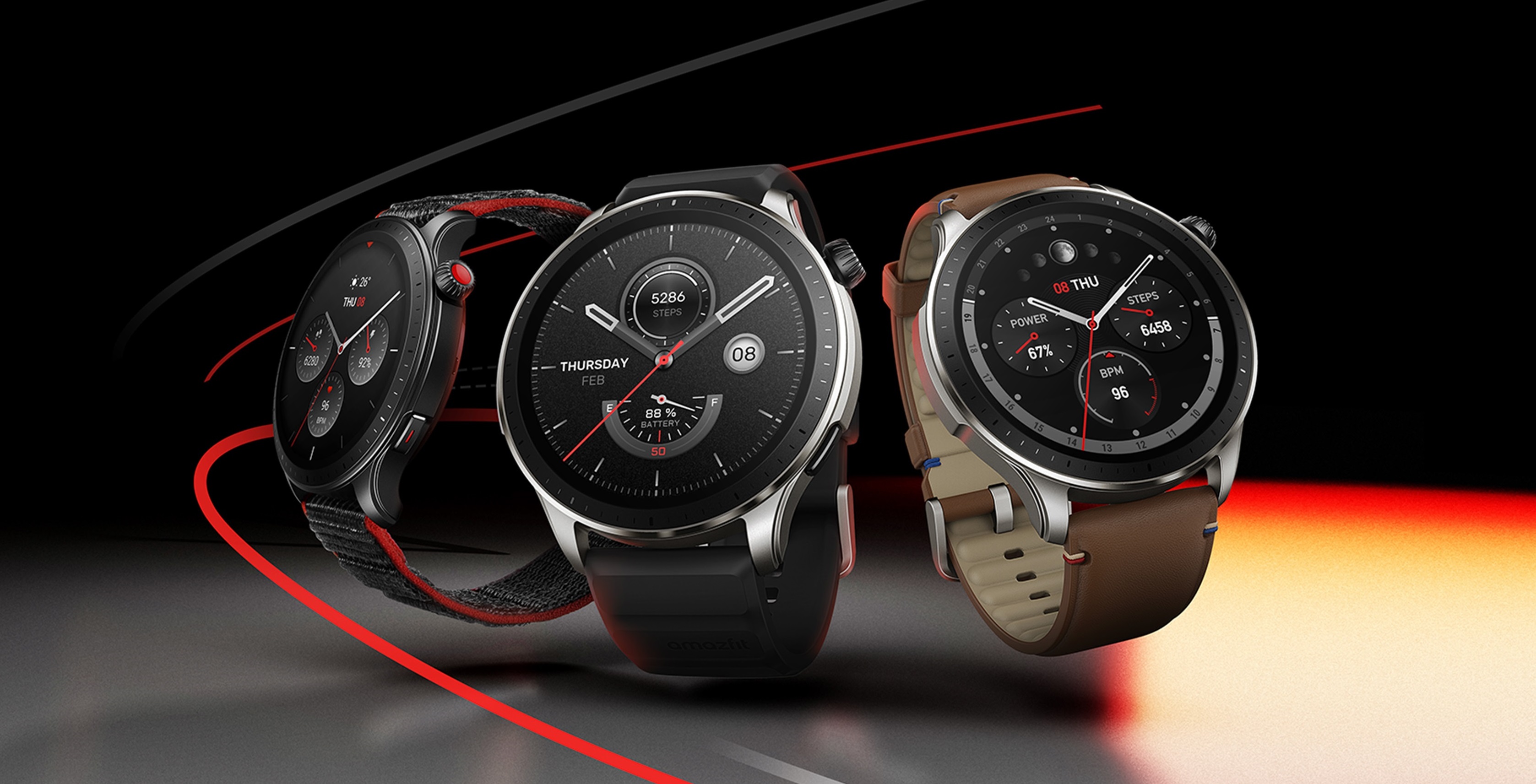 Chytré hodinky AMAZFIT GTR 4Superspeed BlackSport BandBlack