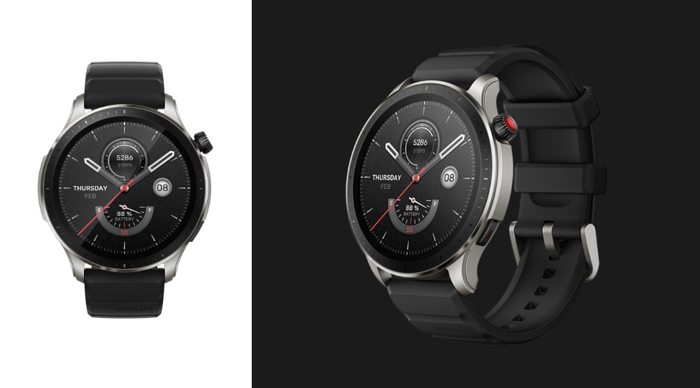 Chytré hodinky AMAZFIT GTR 4Superspeed BlackSport BandBlack