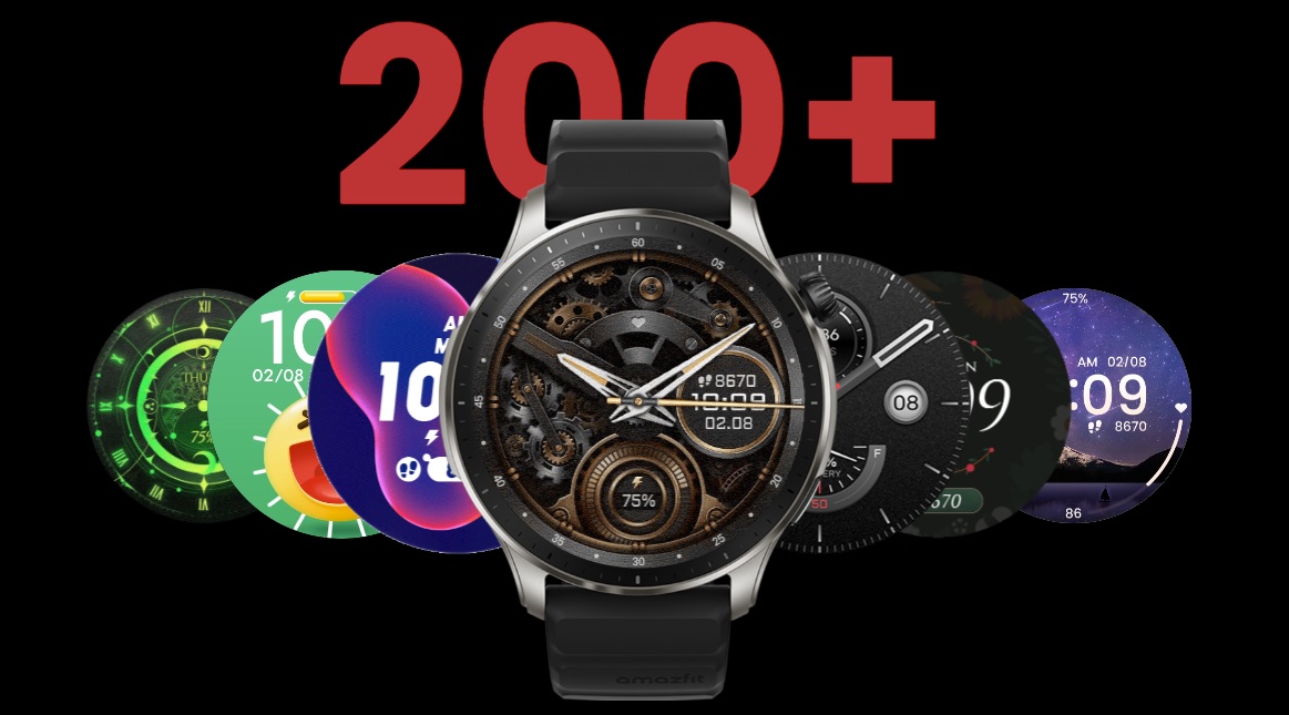 Chytré hodinky AMAZFIT GTR 4Superspeed BlackSport BandBlack