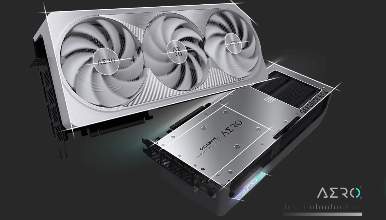 Grafická karta GIGABYTE RTX 4080 AERO OC