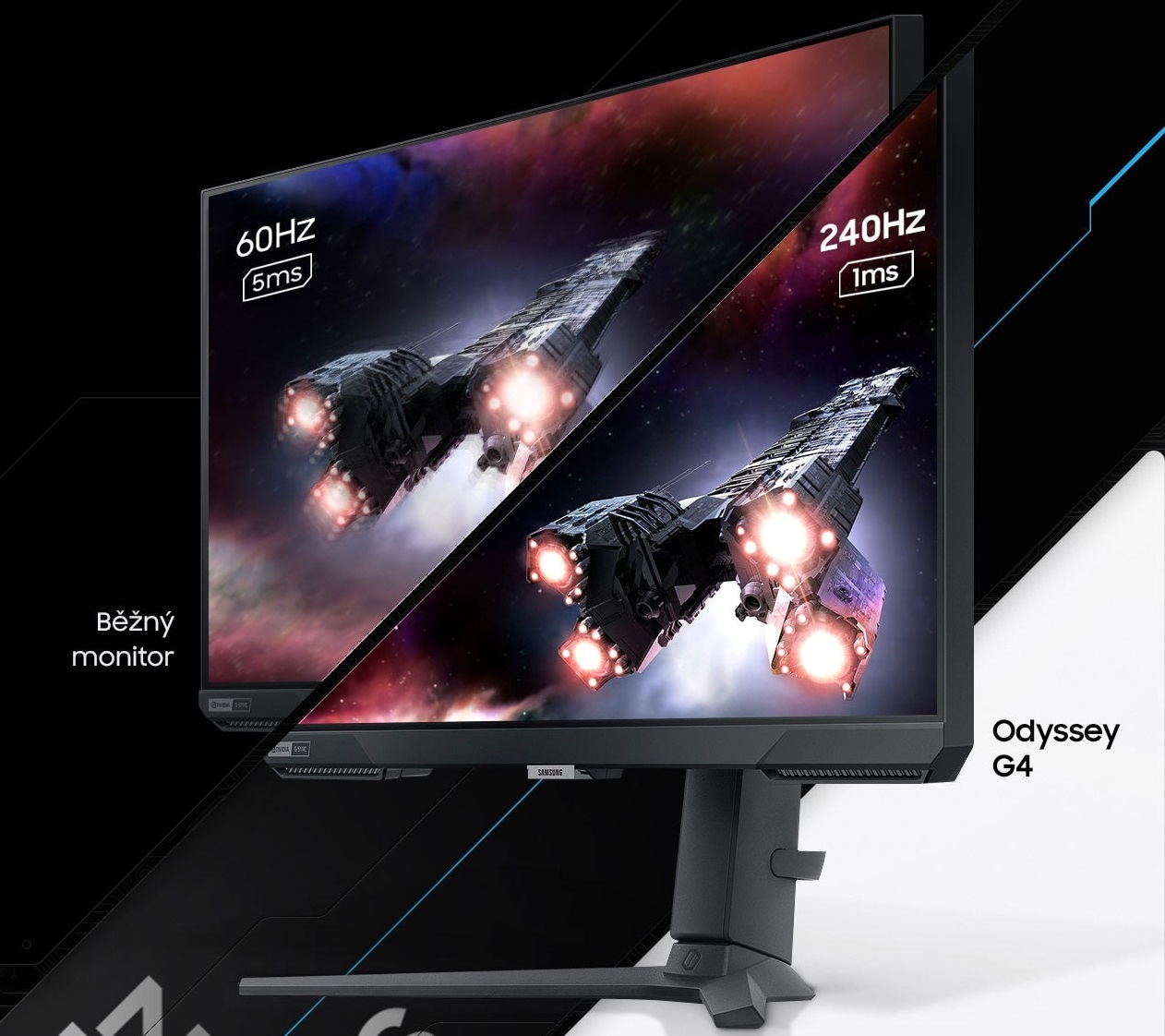 25 LED monitor SAMSUNG Odyssey G40B 25