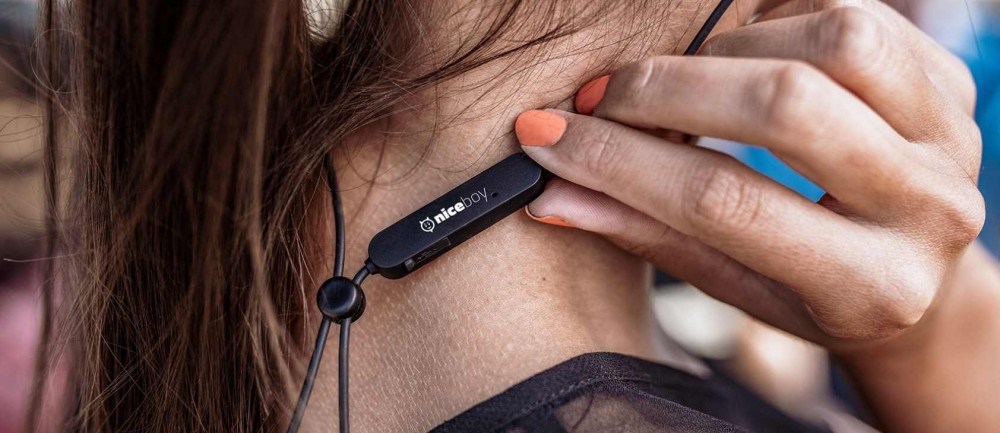 Bezdrátová sluchátka NICEBOY Hive E3 černý black