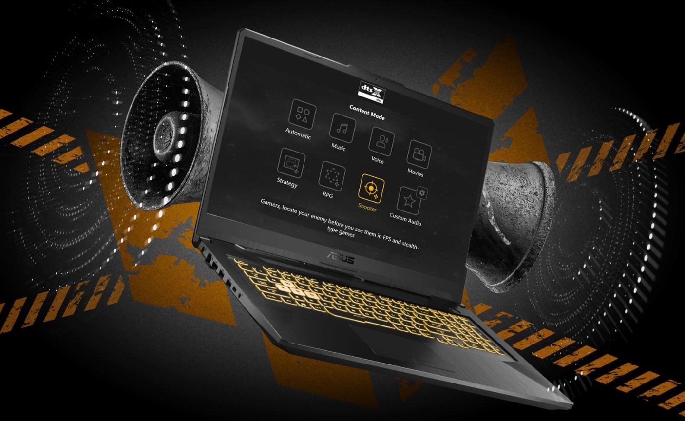Herní notebook ASUS TUF Gaming F17 FX706HCHX007W šedý grey