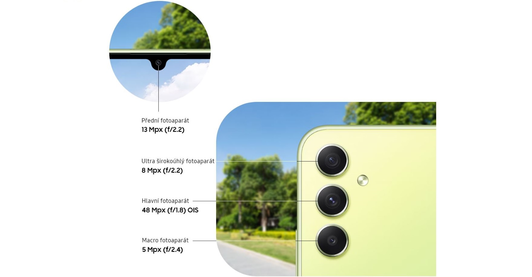 Mobilní telefon SAMSUNG Galaxy A34 5G 8GB256GB zelená green