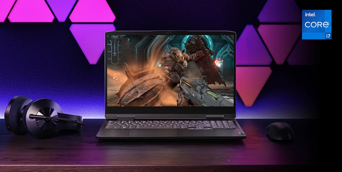 Herní notebook LENOVO IdeaPad Gaming 3 15IAH7 šedý gray