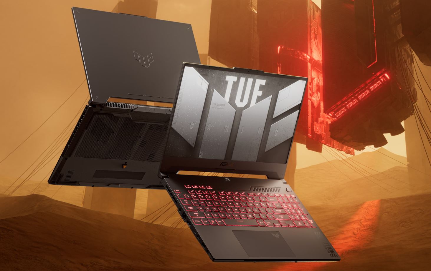 Herní notebook ASUS TUF Gaming A15 šedý gray