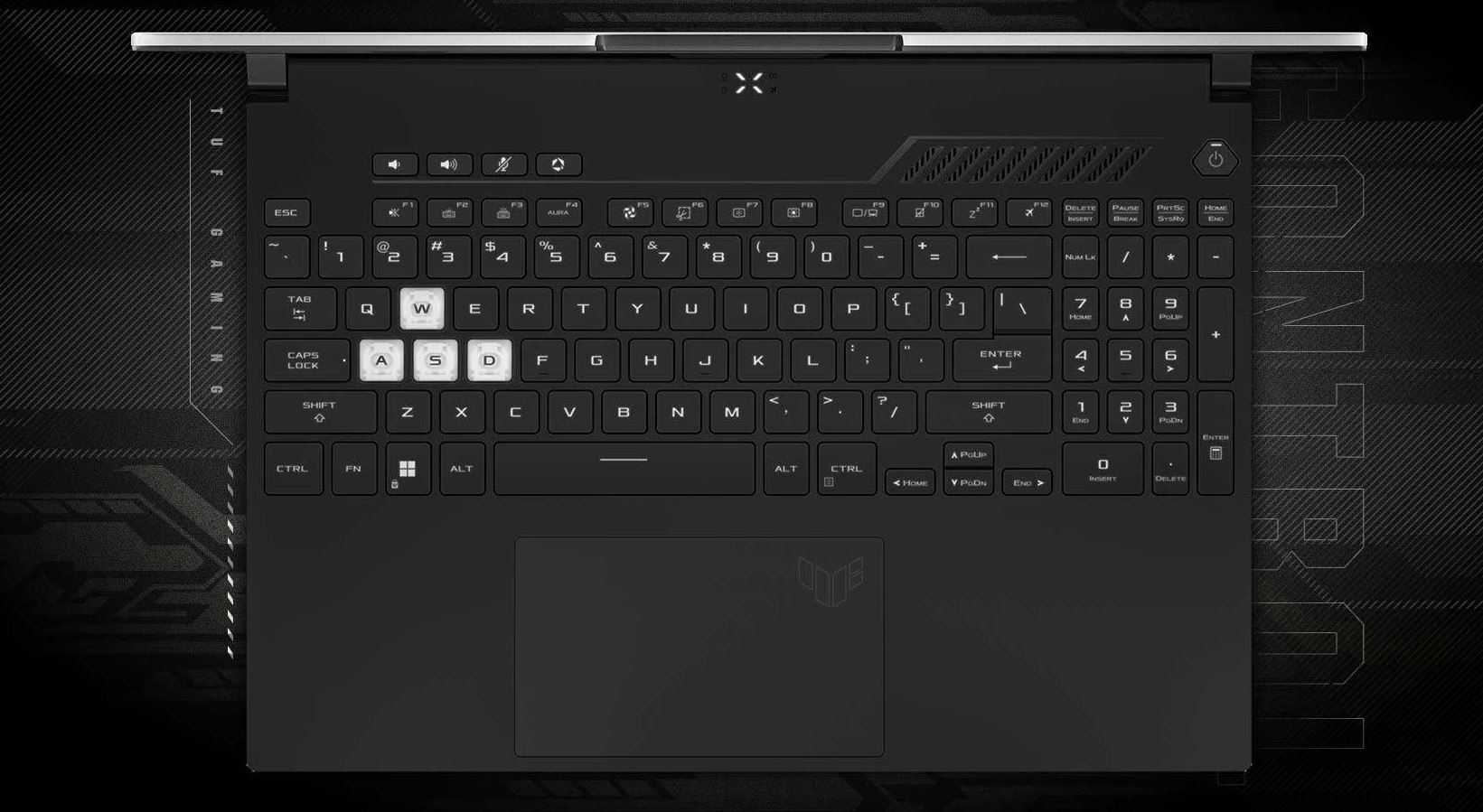 Herní notebook ASUS TUF Dash F15 černý black