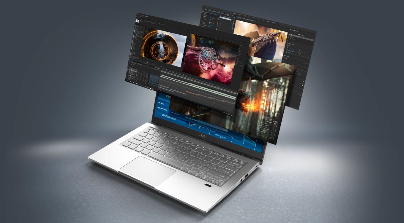 Herní notebook ACER Swift X SFX1442G šedý gray