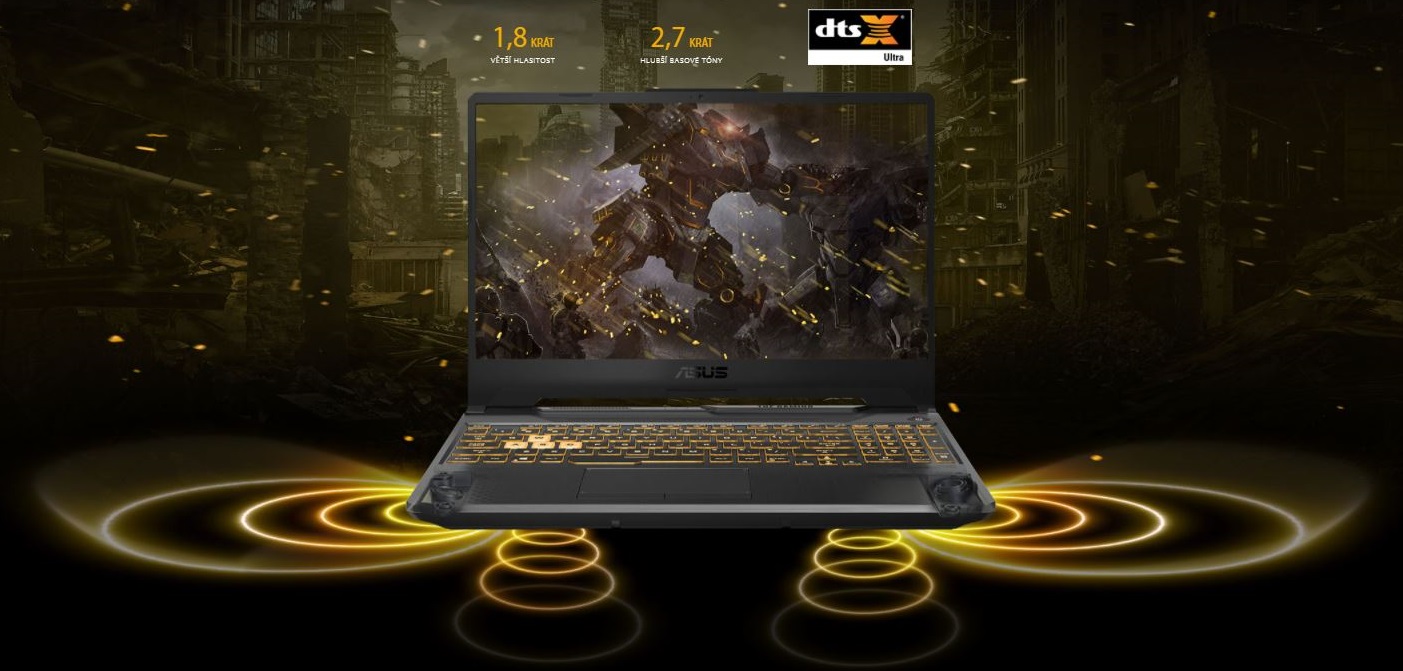 Herní notebook ASUS TUF Gaming F15 FX506HFHN004W černý black