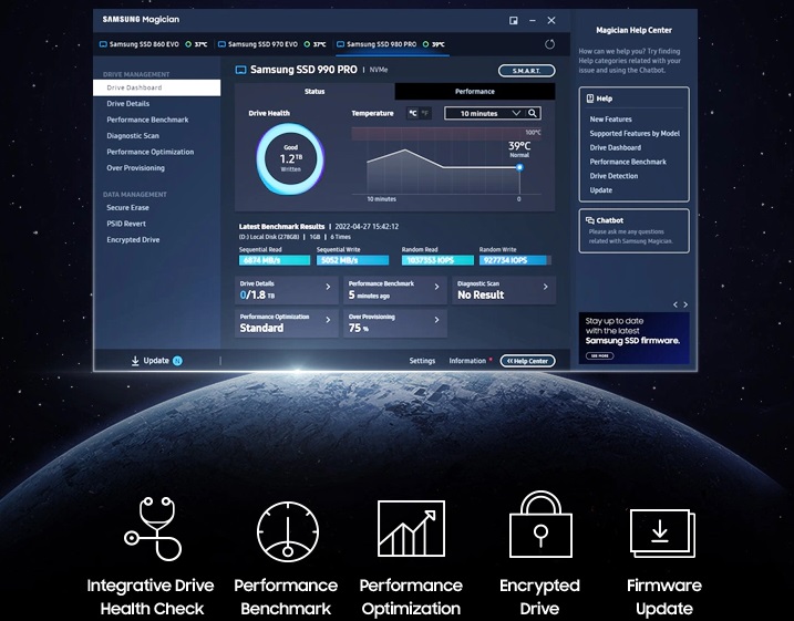 SSD disk SAMSUNG 990 PRO 2TB