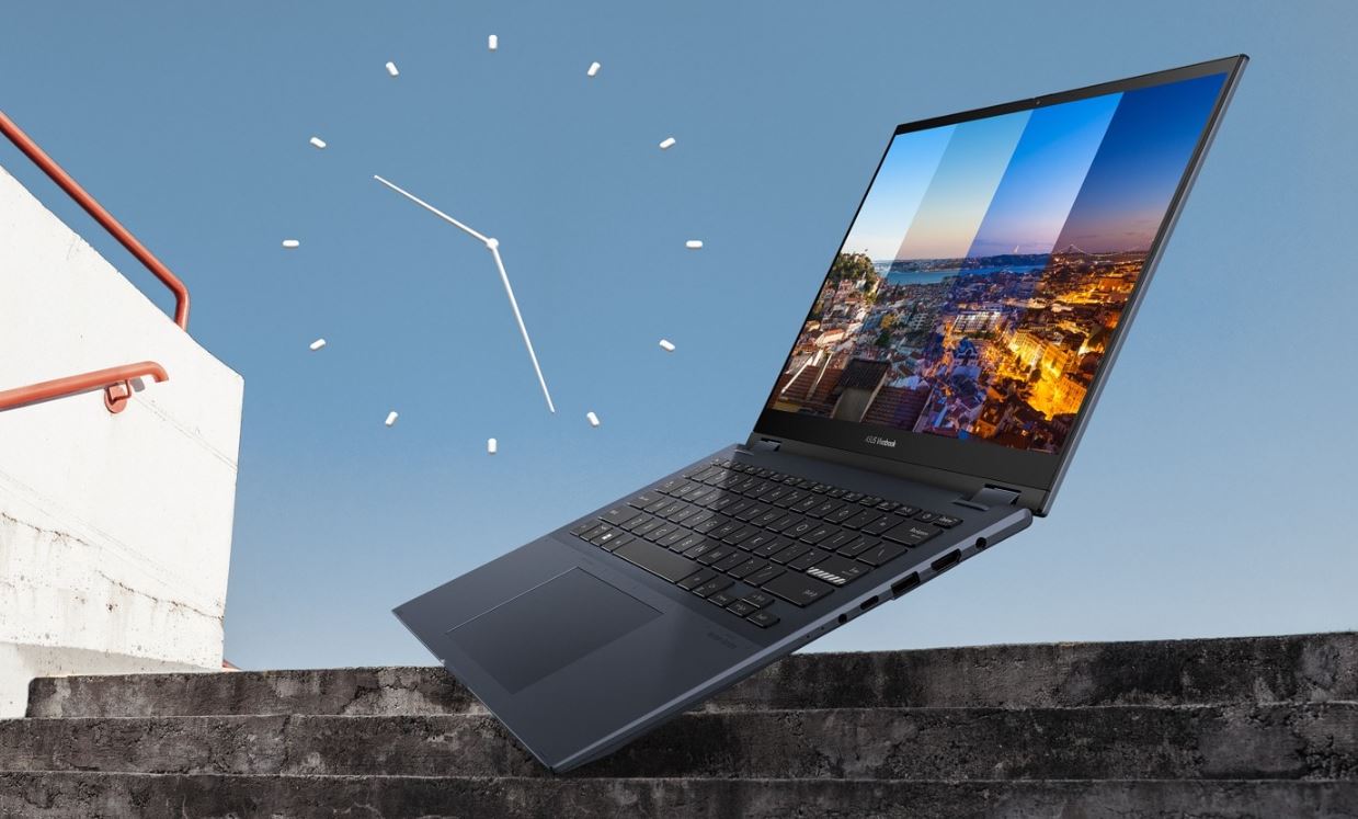 Notebook ASUS Vivobook S 14 Flip modrá blue