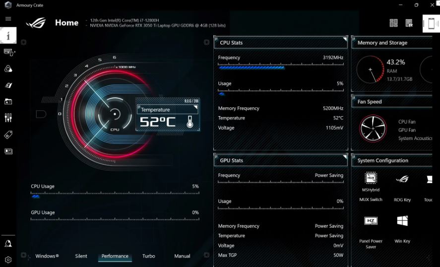 Herní notebook ASUS ROG Strix G15 G513RC šedý gray