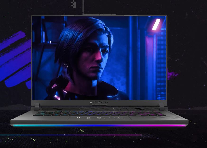 Herní notebook ASUS ROG Strix G16 G614JI šedý gray