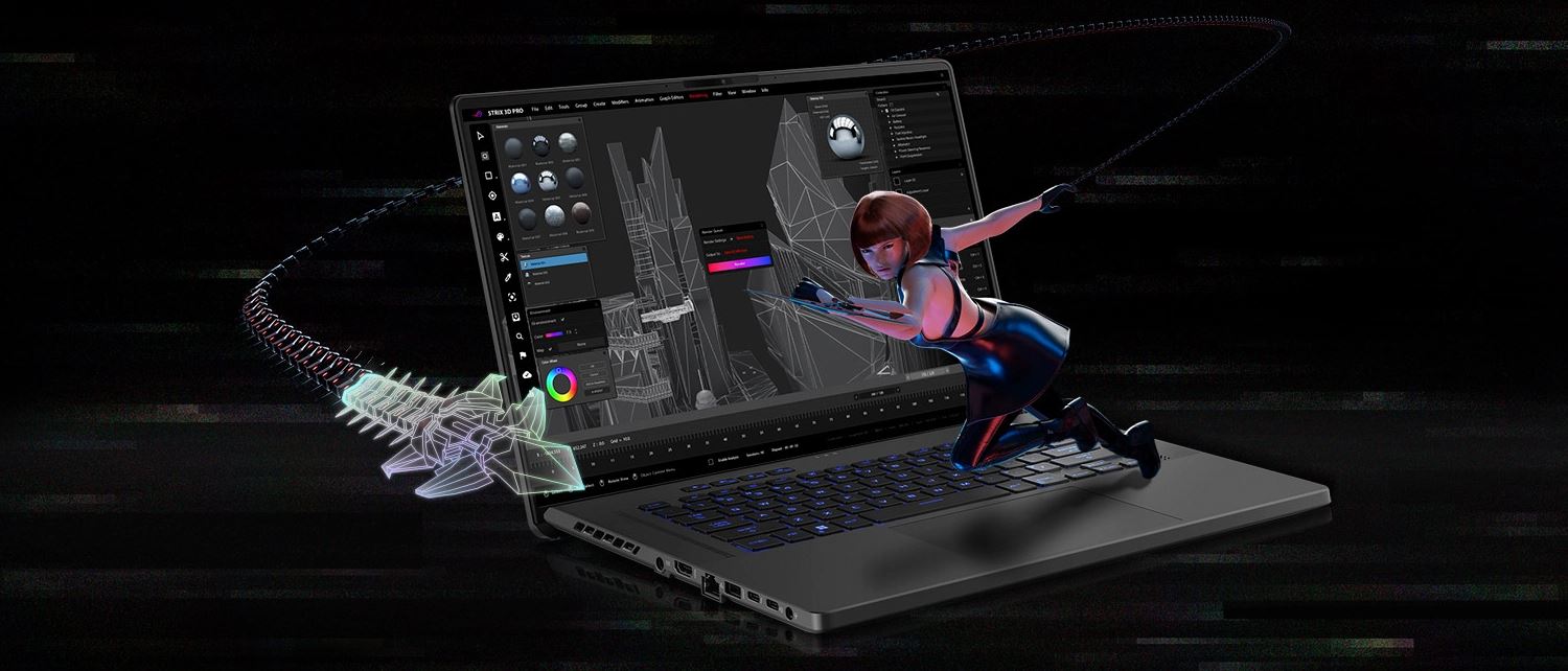 Herní notebook ASUS ROG Zephyrus G16 GU603ZI šedý gray