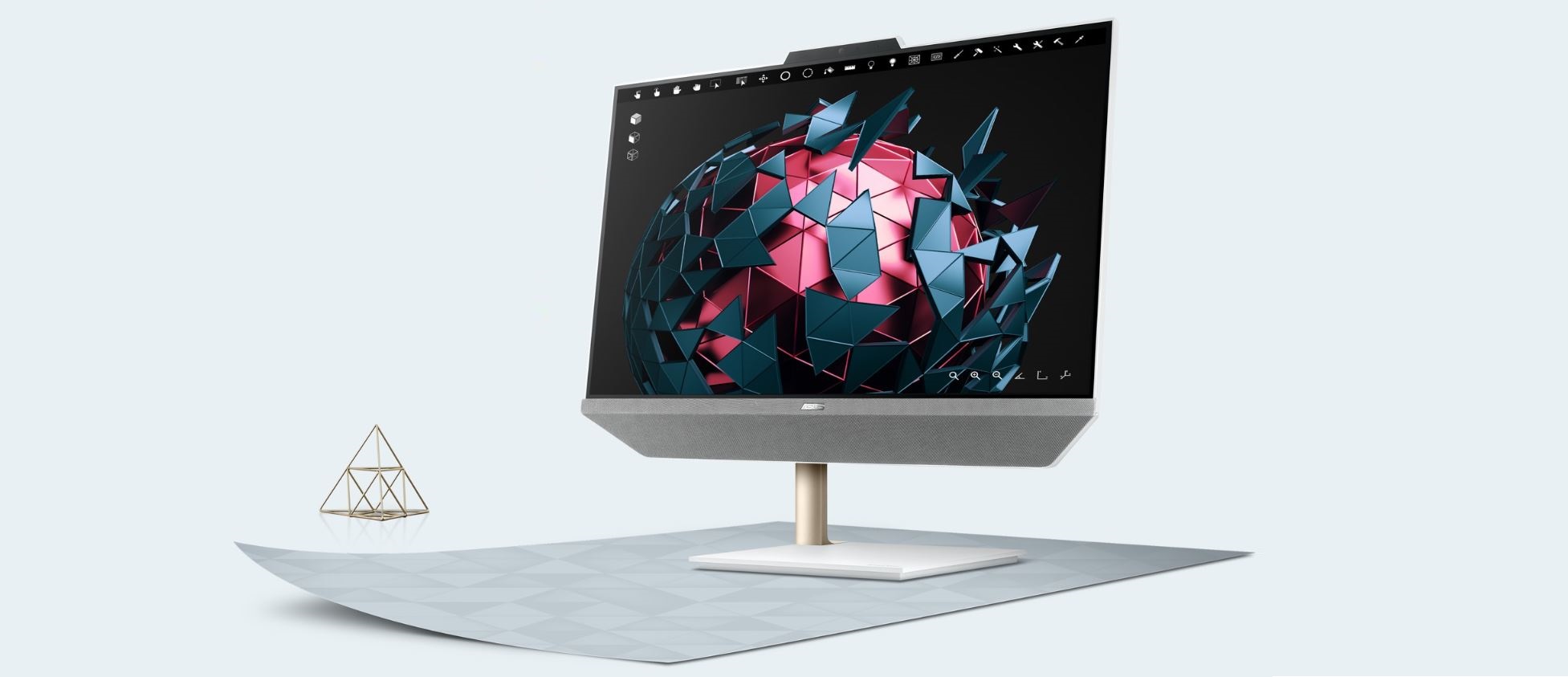 All In One PC ASUS ZEN AiO A5401 bílý white