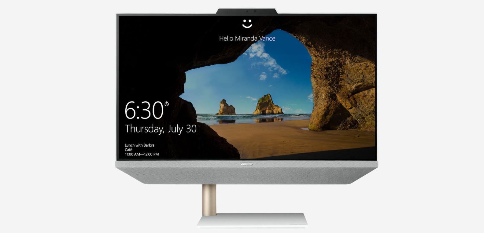 All In One PC ASUS ZEN AiO A5401 bílý white