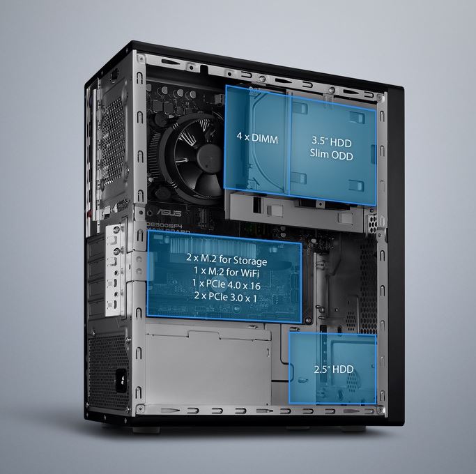 Počítač ASUS ExpertCenter D700MD černý black