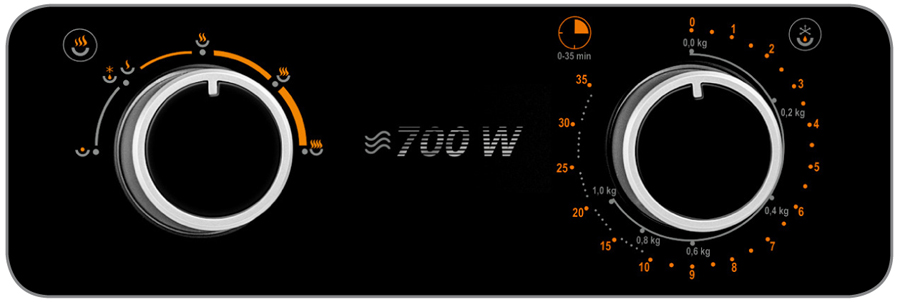 Mikrovlnná trouba ETA Morelo 0209 černá black