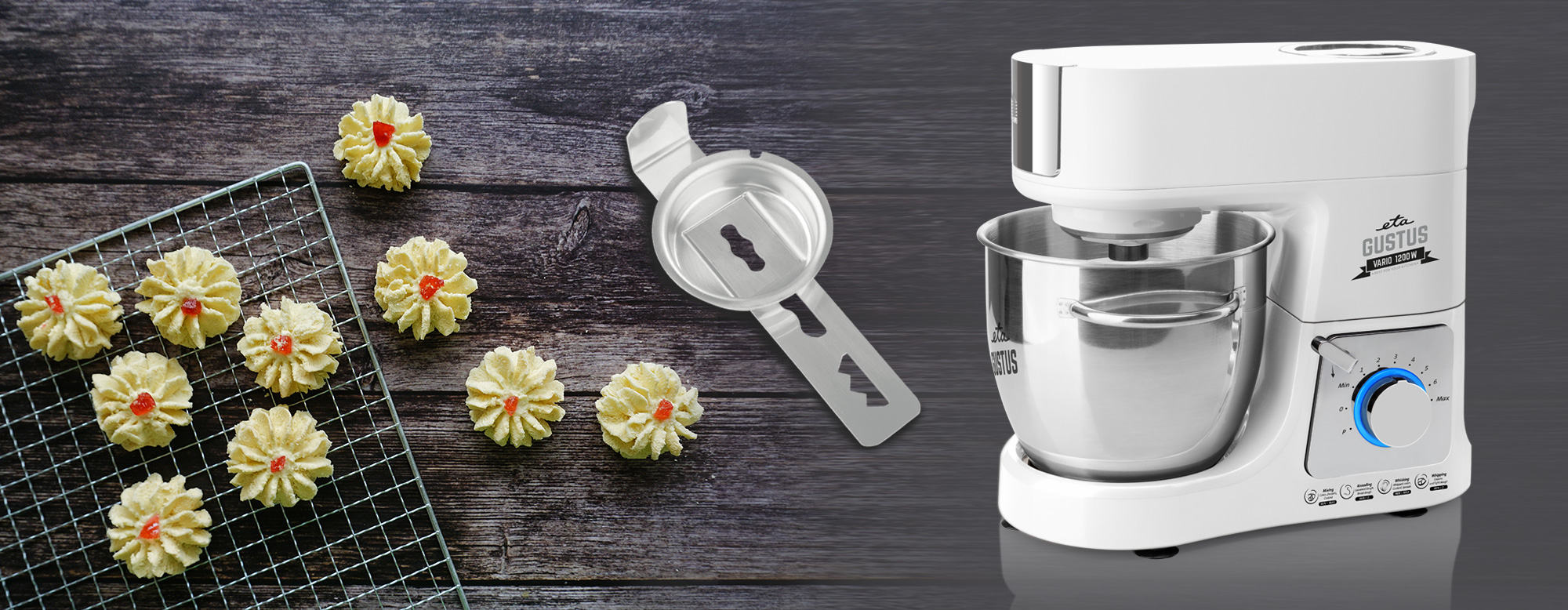 Kuchyňský robot ETA Gustus Vario II 1128 bílý white