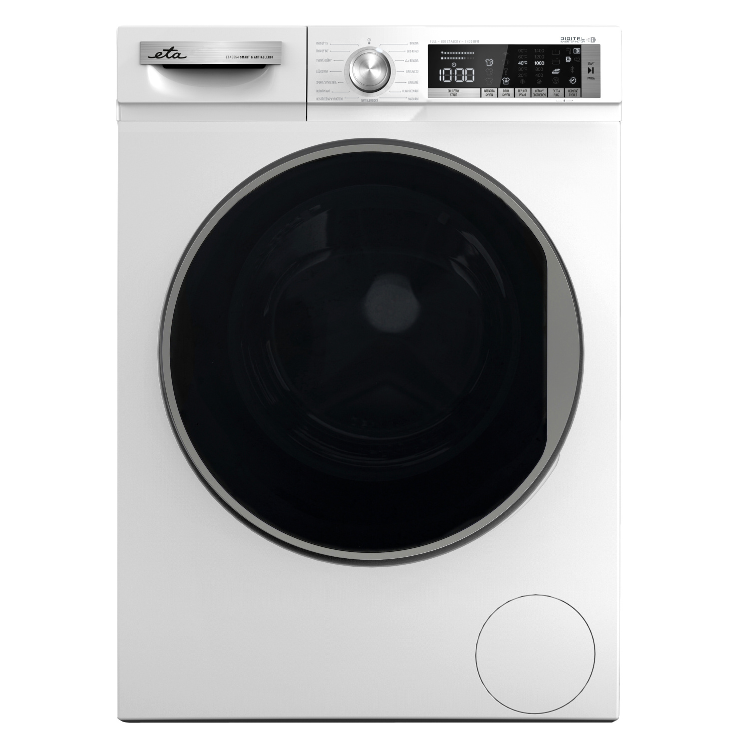 Pračka s předním plněním ETA 3564 bílý white